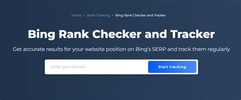bing website ranking check.